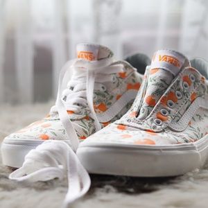Girls Orange Blossom Van's Size 3